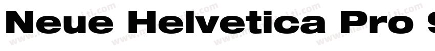 Neue Helvetica Pro 93 Extended Blac字体转换